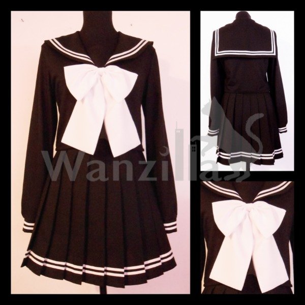 Producto - Sailor fuku negro con moño