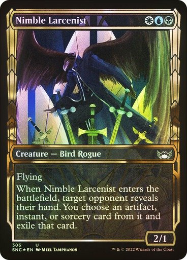 Producto - Nimble Larcenist (Showcase) (Gilded Foil)