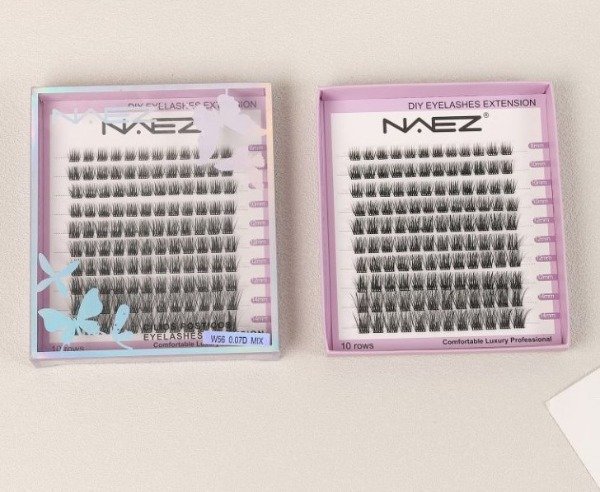 Producto - Pestañas En grupo 10 Filas Mix 8-14mm Modelo 3 - Naez