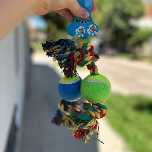 Producto - Soga con pelota de tenis