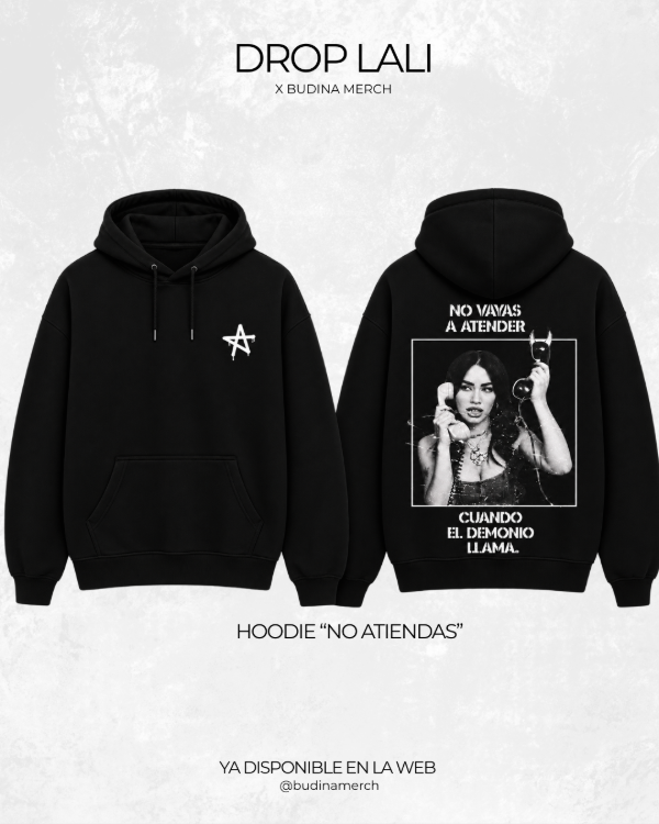 Producto - HOODIE "NO ATIENDAS"