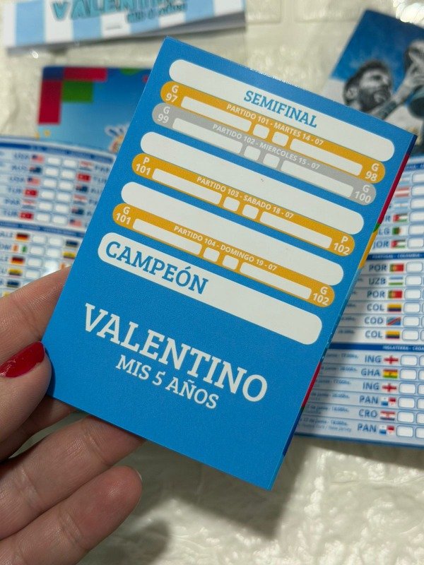 Producto - Fixture - Mundial 2026