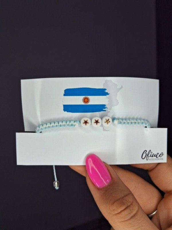 Producto - Pulsera Arg 3 estrellas