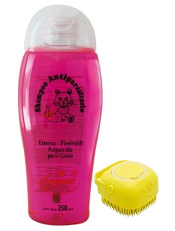 Producto - Shampoo Osspret Pulguicida Para Gatos + Cepillo De Regalo