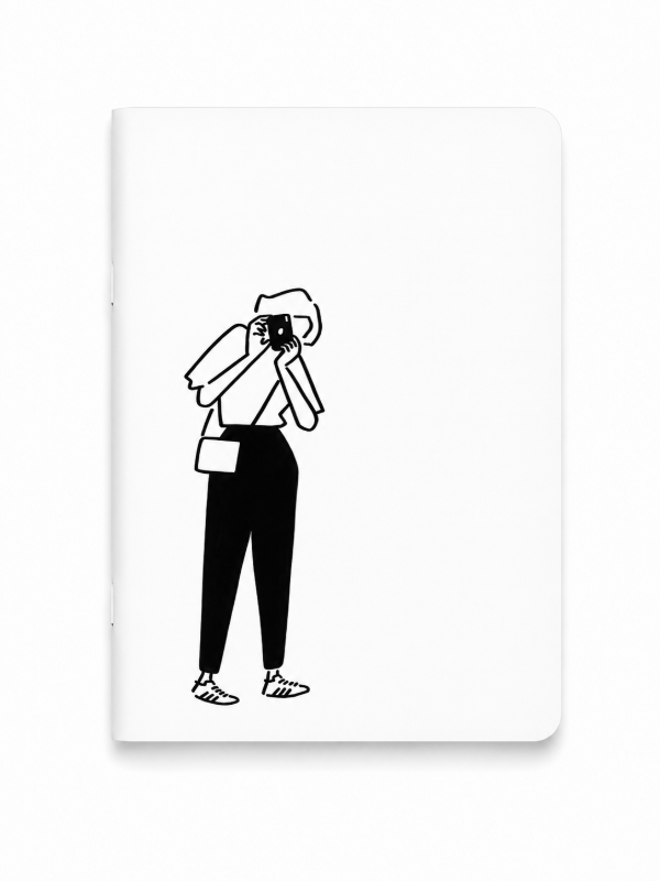 Producto - Libretitas A6 - Ilustraciones ByN