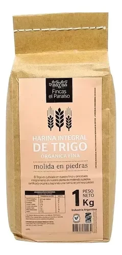 Producto - Harina de trigo integral fina x 1 kg