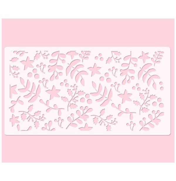 Producto - Stencil para Torta Hojas 6