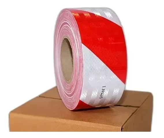 Producto - CINTA REFLECTIVA CEBRADA ROLLO 45,5 METROS