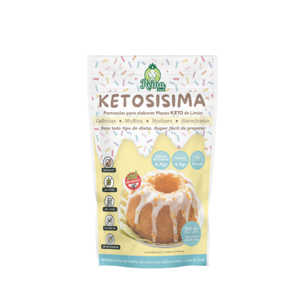 Producto - Premezcla para masas Keto de Limón