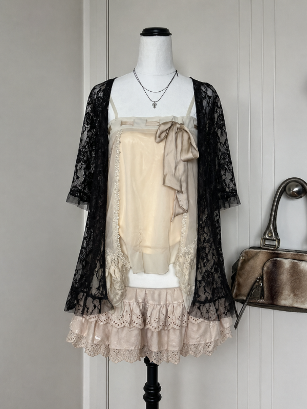 Producto - Saquito de encaje Negro Talle M