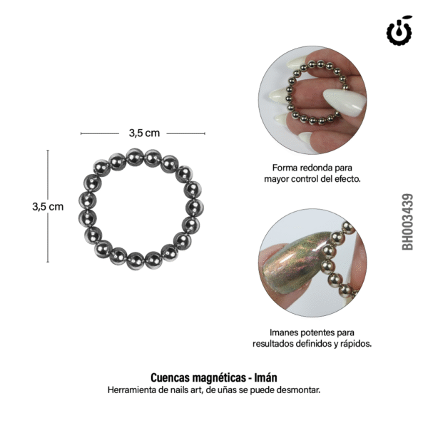 Producto - Iman 20pcs bolitas magneticas circular CHERIMOYA
