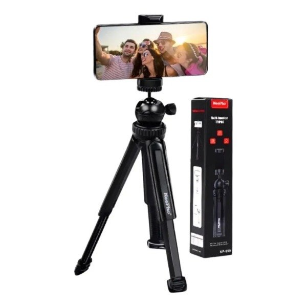 Producto - Soporte + Tripode selfie stick extensible con cabezal movil