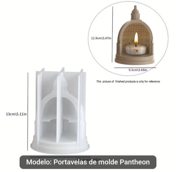 Producto - Molde portavela copula - 2