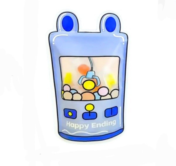 Producto - Bolsa ziplot azul con orejas 16x26cm x5 unidades