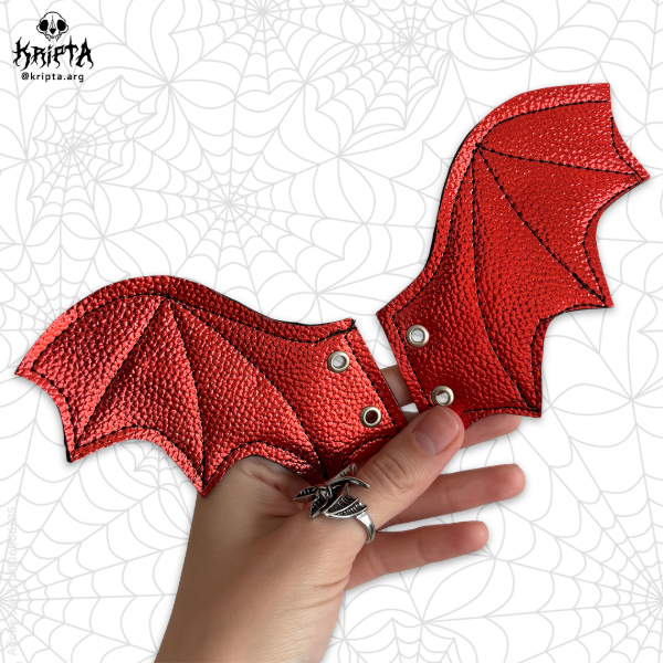 Producto - Alas para Borcegos - Rojo metalizado