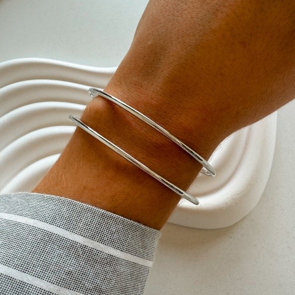 Producto - Brazalete NOA plateado