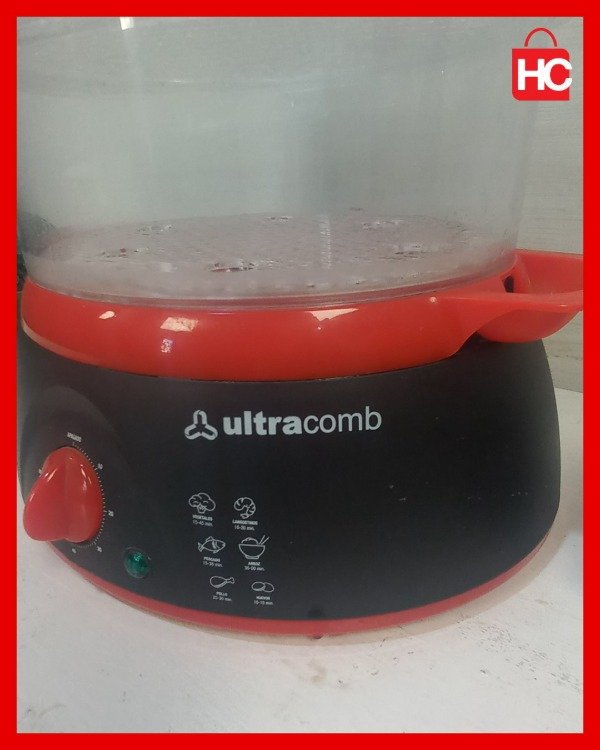 Producto - Vaporera eléctrica Ultracomb de 3 niveles con temporizador - 3