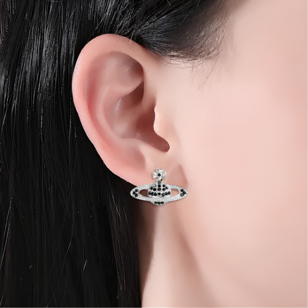 Producto - Aros Vivianne Black Spark - 0