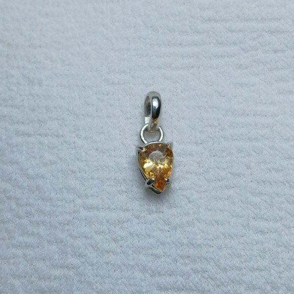 Producto - Dije Plata 925 con topacio imperial gota - 0