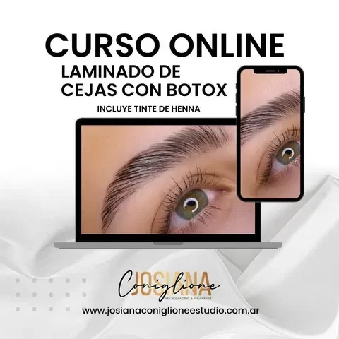 Producto - Curso Online de Laminado de Cejas con Tinte de Henna y Botox