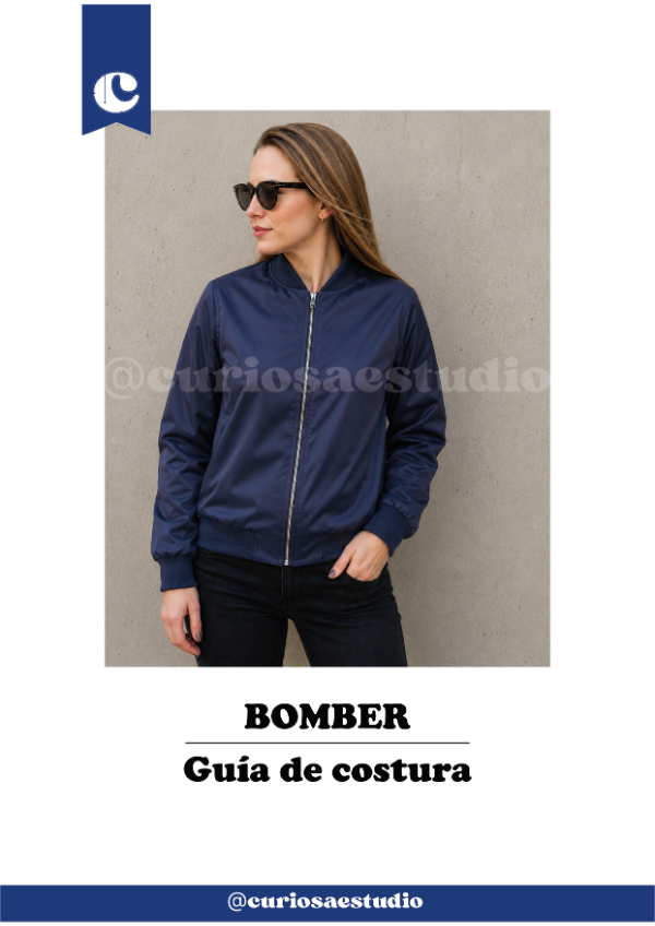 Producto - Bomber - Molde digital + Guía de costura - PDF descargables - 3
