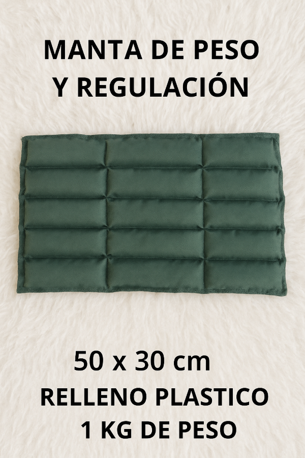 Producto - Manta calma con relleno  (30 x 50 cm  1000 gr de peso)