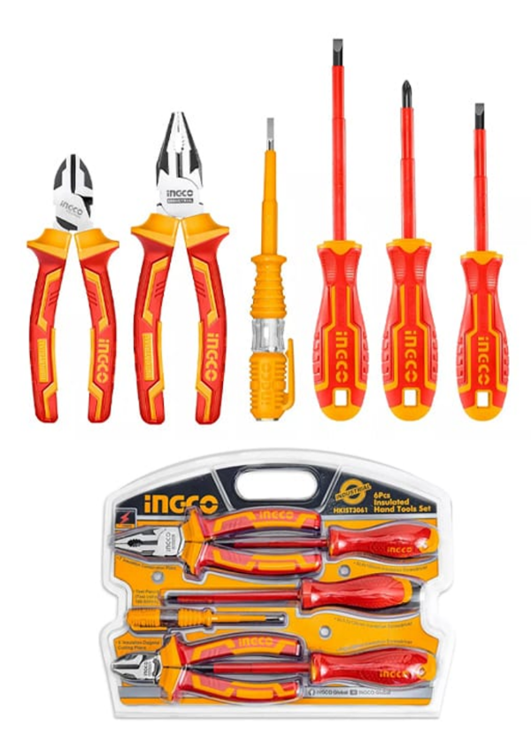 Producto - JUEGO DE HERRAMIENTAS AISLADAS 6 PIEZAS INGCO