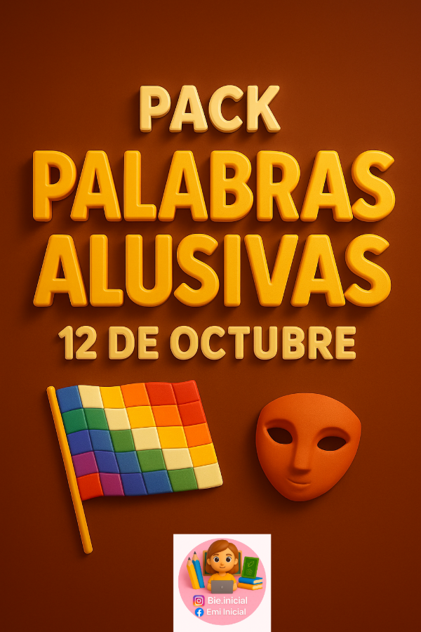Producto - "PACK PALABRAS ALUSIVAS - 12 DE OCTUBRE"