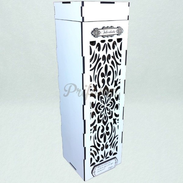 Producto - Caja de Vino Regalo Modelo 7 - Tapa Calada