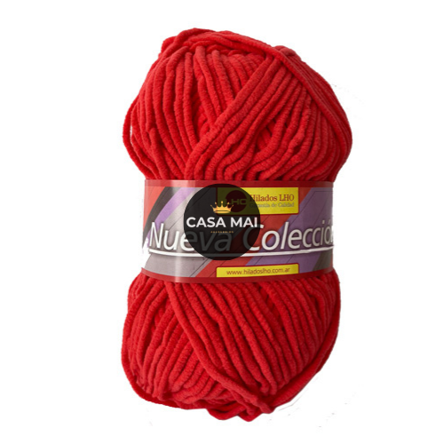 Producto - Lana Chenille LHO 100 grs Suave Voluminosa y Súper Acolchada