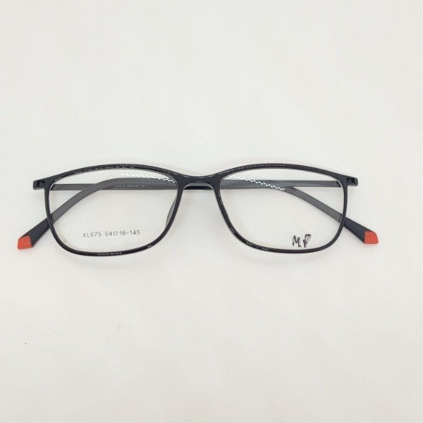 Producto - Armazón Montiel Plus xl 675 Negro mate punta roja
