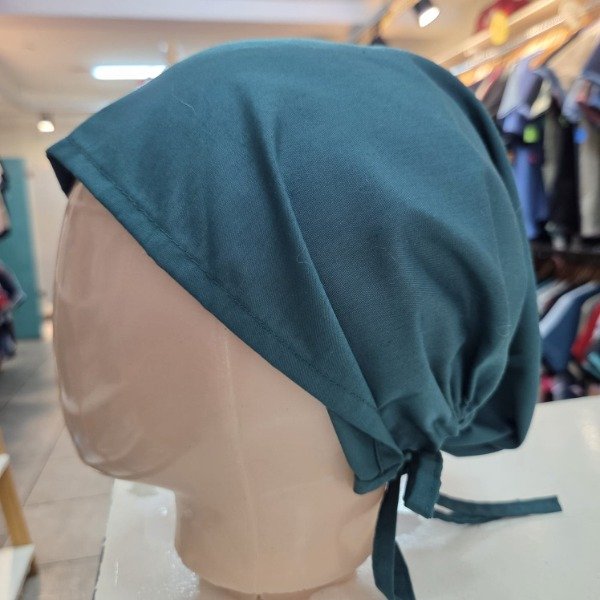 Producto - Cofia con Tirita Verde Lisa 1