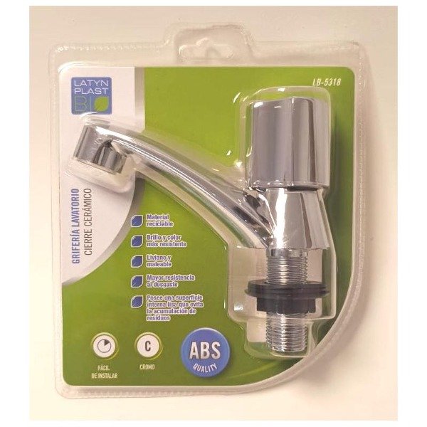 Producto - 12388   GRIFERIA ABS LAVATORIO CROMADA 5318