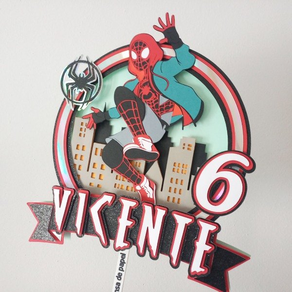 Producto - Deco torta 3D Miles Morales