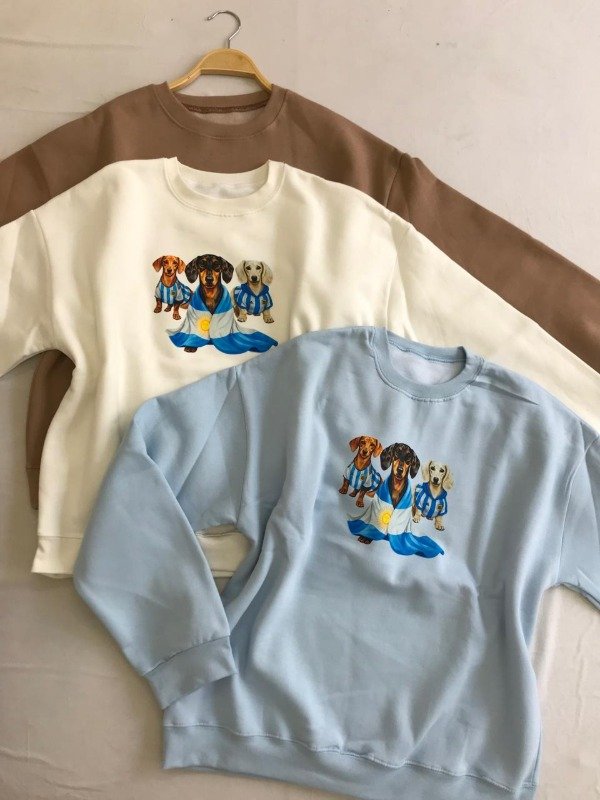 Producto - BUZO ESTAMPADO SALCHICHAS "FRIZA INVISIBLE PEINADA" (Art.A004)