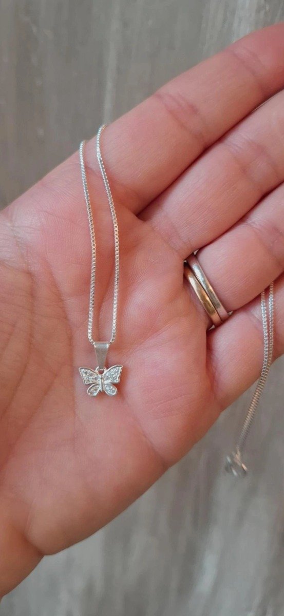 Producto - Collar Plata Mariposa - 0