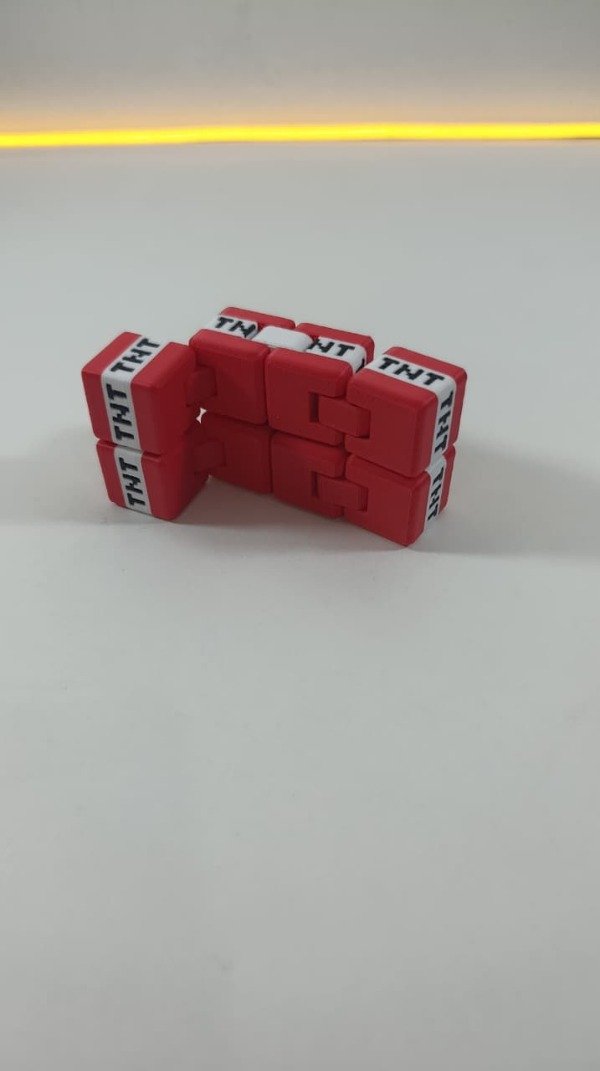 Producto - Cubo Infinito Minecraft TNT - Antiestrés - Pack por 10 unidades