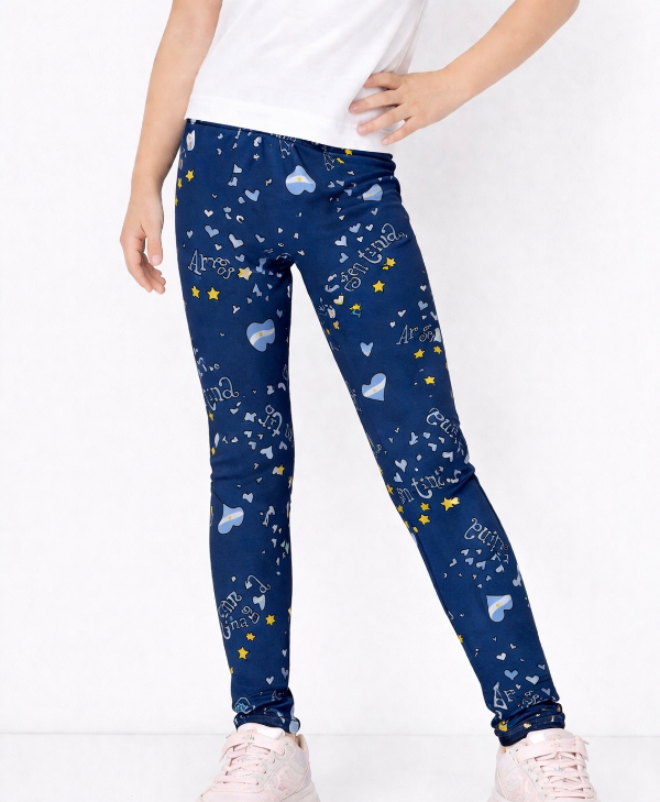 Producto - CALZAS LYCRA FRIZADAS NIÑA ESTAMPADAS - 2