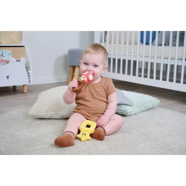 Producto - Sonajero Peluche Hongo 15 cm Mario