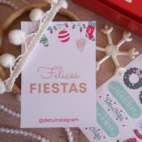 Producto - Tarjeta Felices Fiestas