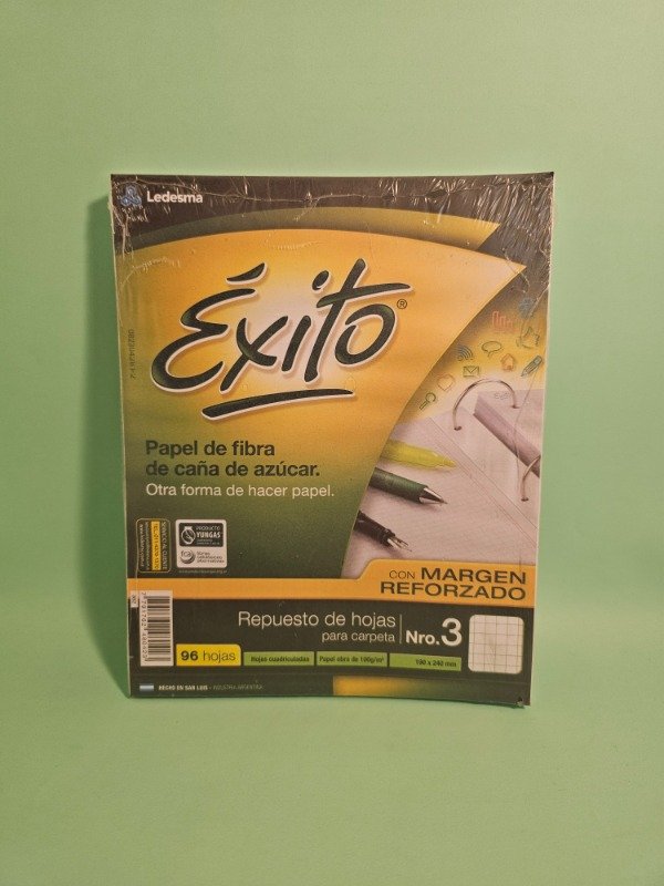 Producto - Repuesto hojas N3 - Exito