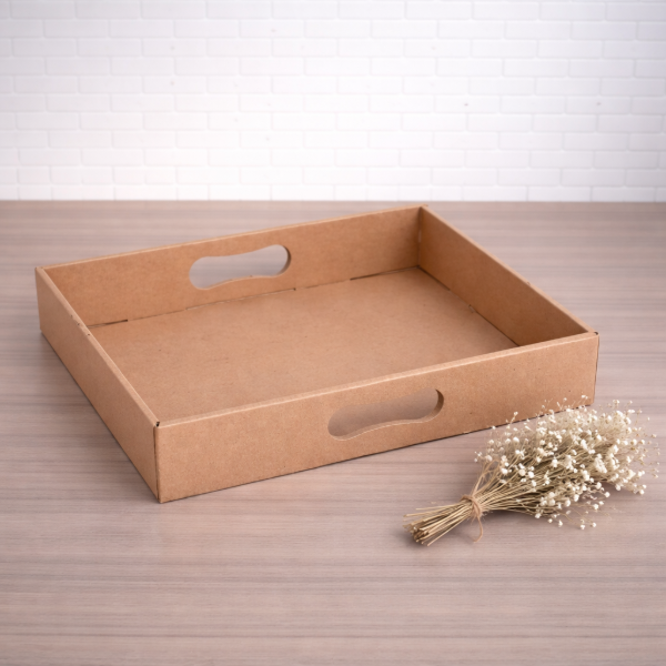 Producto - Bandeja para desayuno kraft 20x20x4 - sin tapa