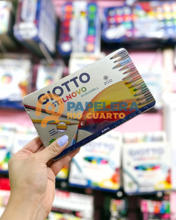 Producto - LAPIZ DE COLOR GIOTTO STILNOVO ACUARELABLE X12 LATA