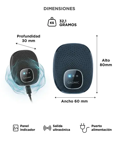 Producto - Repelente para Plagas Ultrasónico Gadnic Ahuyentador Ratas Murcielagos Insectos - 5