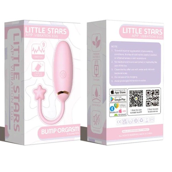 Producto - VIBRADOR CON CARGA USB CON CONTROL POR APP LITTLE STARS