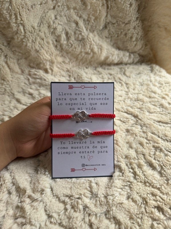 Producto - Pulseras infinito corazón