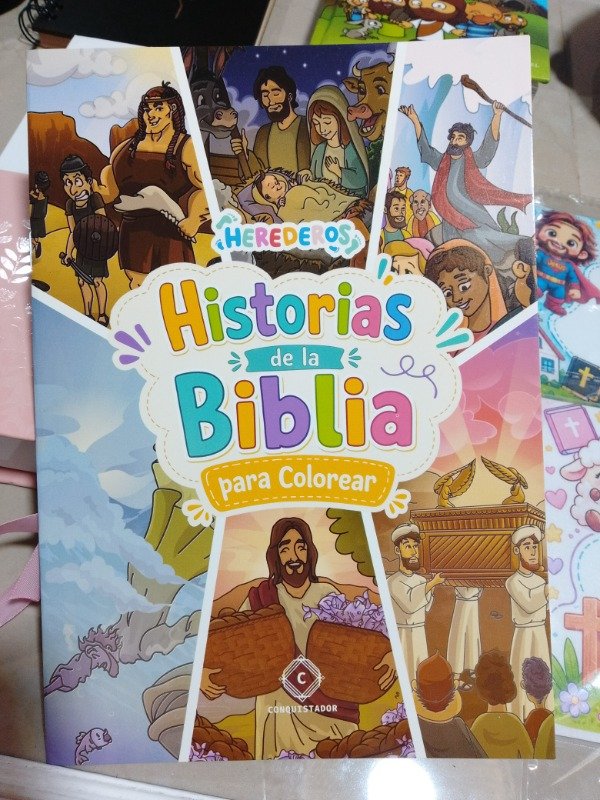 Producto - LIBRO HISTORIAS DE LA BIBLIA PARA COLOREAR - 0