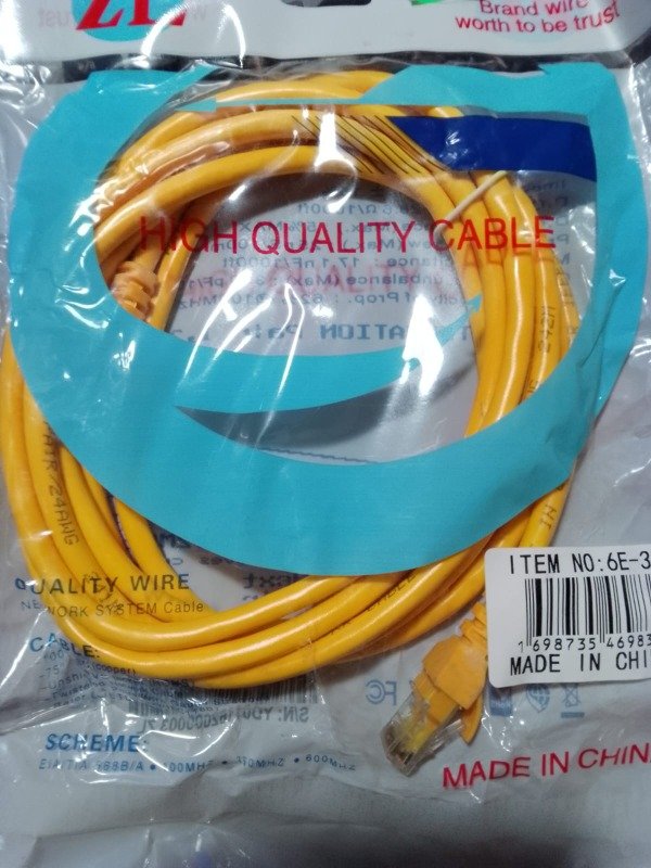 Producto - Cable de Red ZL Reforzado 3m