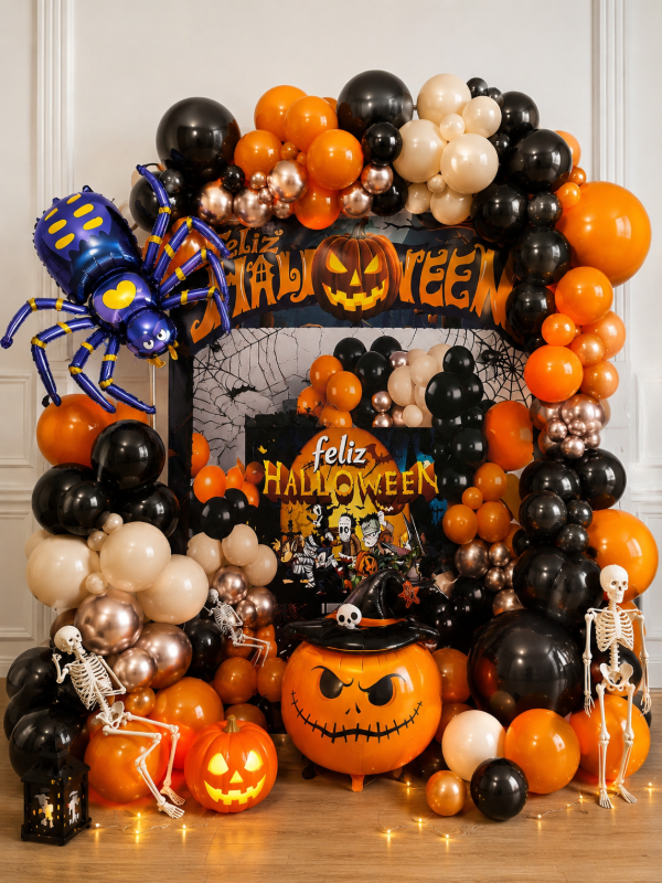 Producto - Set de globis 56  piezas hallowen - 2
