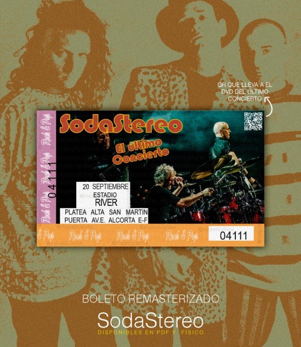 Producto - Boleto Remasterizado - El Último Concierto Soda Stereo PDF